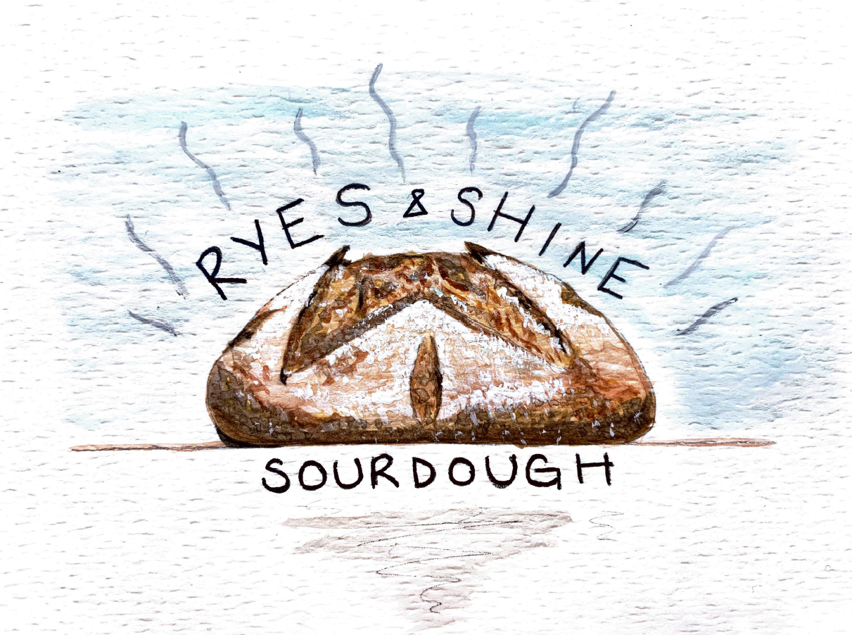 Rye's and Shine Sourdough logo